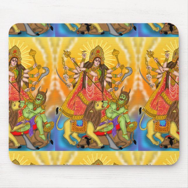Mousepad Mouse Mahishasur Mardini Durga (Frente)