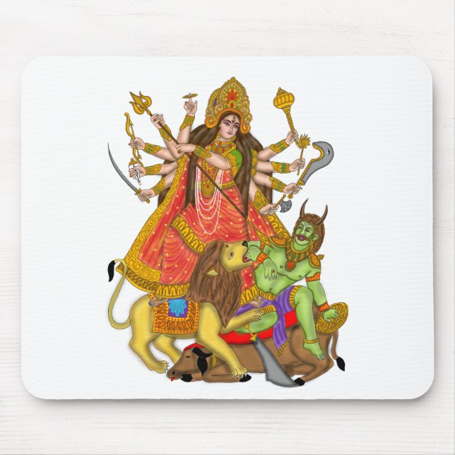 Mousepad Mouse Mahishasur Mardini Durga (Frente)