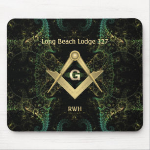 Mousepad Mouse Monograma de abstrato Masonic