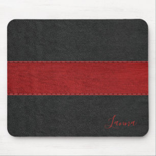 Mousepad Mouse Mouse Mouse Vermelho e Preto