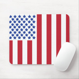Mousepad Mouse Nacional do Estado Americano de Bandeira de
