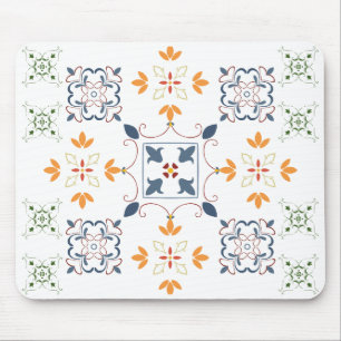 Mousepad Mouse Padrão Árabe - Geométrico Colorida