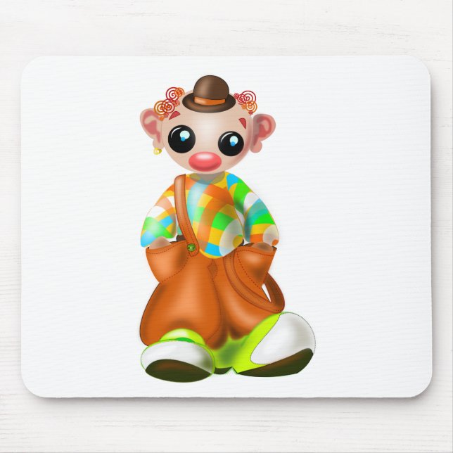 Mousepad Mouse Palheta - Cores Personalizadas - Texto (Frente)