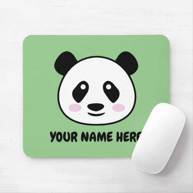 Mousepad Mouse personalizado com desenho fofo de urso panda