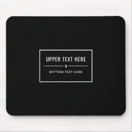 Mousepad Mouse personalizado com Design de texto personaliz