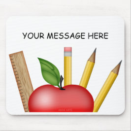 Mousepad Mouse personalizado da Apple do professor