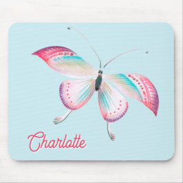 Mousepad Mouse Personalizado da Borboleta Boêmia Elegante