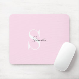 Mousepad Mouse Personalizado de Pastel Rosa Elegante