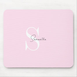 Mousepad Mouse Personalizado de Pastel Rosa Elegante