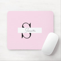 Mouse Personalizado de Pastel Rosa Elegante