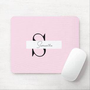 Mousepad Mouse Personalizado de Pastel Rosa Elegante