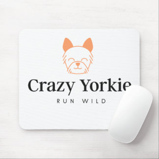 Mousepad Mouse Personalizado do Crazy Yorkie
