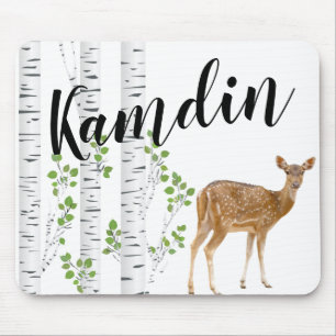 Mousepad Mouse Personalizado Pad Deer Doe Buck Forest
