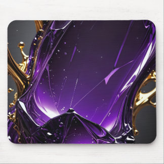 Mousepad Mouse preto minimalista com acentos | Modo