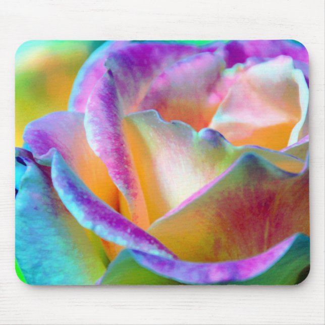 Mousepad Mouse Rosa colorido (Frente)