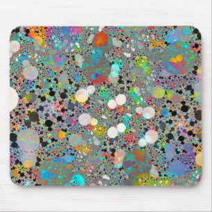 Mousepad Mouse Terrazzo Stones Brilhantes Coloridos