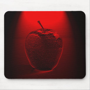 Mousepad Mouse Vermelho Cristalizado da Apple