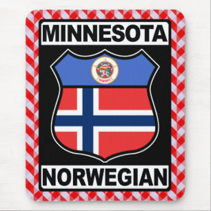 Mousepad Mousemat Americano Minnesotan Norueguês