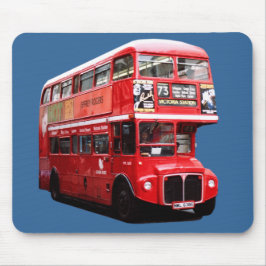 Mousepad Mousemat com ônibus de Londres