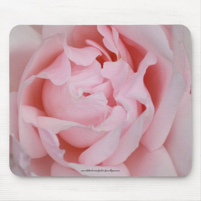 Mousepad Mousemat cor-de-rosa (Frente)