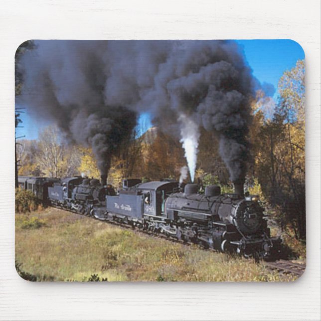 Mousepad Mousemat da estrada de ferro do vapor de Denver & (Frente)