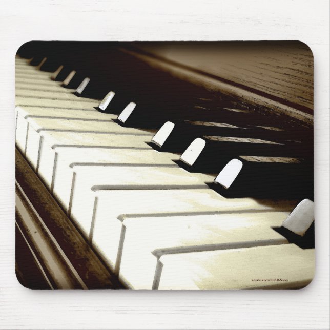 Mousepad Mousemat Designer do Piano Keyboard (Frente)