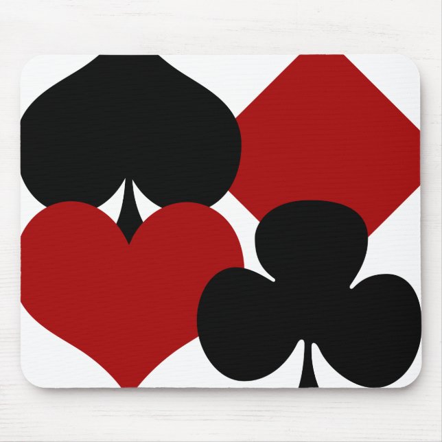 Mousepad Mousemat, Naipes de Cartas (Frente)