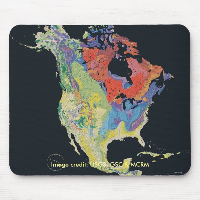 Mousepad Mousepad/continente norte-americano (Frente)