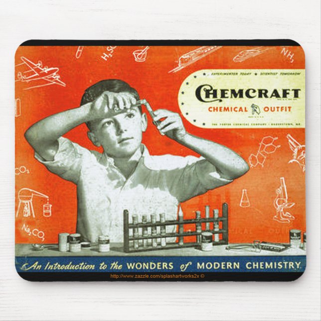 Mousepad "Mousepad de Química Profissional" (Frente)