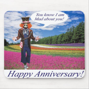Mousepad mousepad. Feliz Aniversário. panda/madhatter