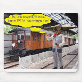 Mousepad Mousepad. Feliz Dia de os pais. vaca/regente