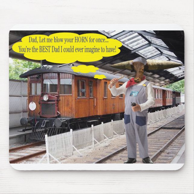 Mousepad Mousepad. Feliz Dia de os pais. vaca/regente (Frente)