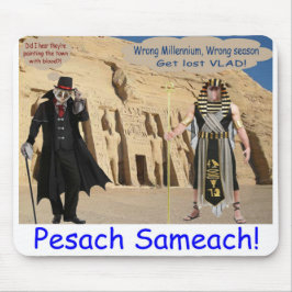 Mousepad mousepad. Feliz Passover. Loris/macaco