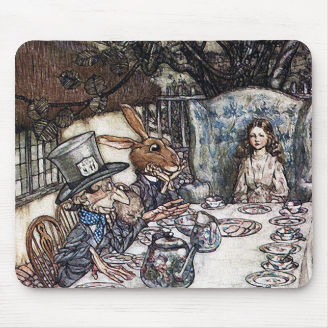 Mousepad Mousepad: Festa de Chá Mad Hatter - Rackham (Frente)