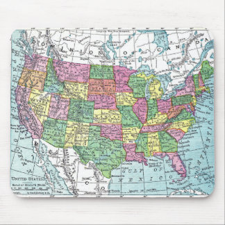 Mousepad Mousepad: Mapa dos Estados Unidos, 1921