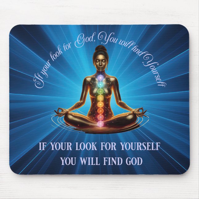 Mousepad Mousepad, mediador espiritual feminino (Frente)