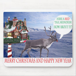 Mousepad mousepad. merrychristmas feliz ano novo. rena
