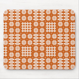 Mousepad Mousepad: Padrão De Tapeçaria Do Welsh, Vermelho B