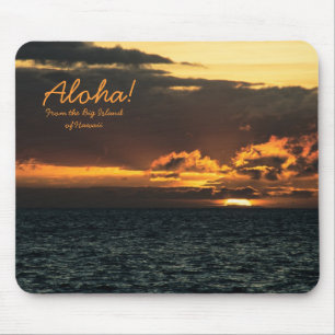 Mousepad Mousepad: Por do sol de Havaí