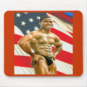 Mousepad Mousepad, QFLAG, beira vermelha