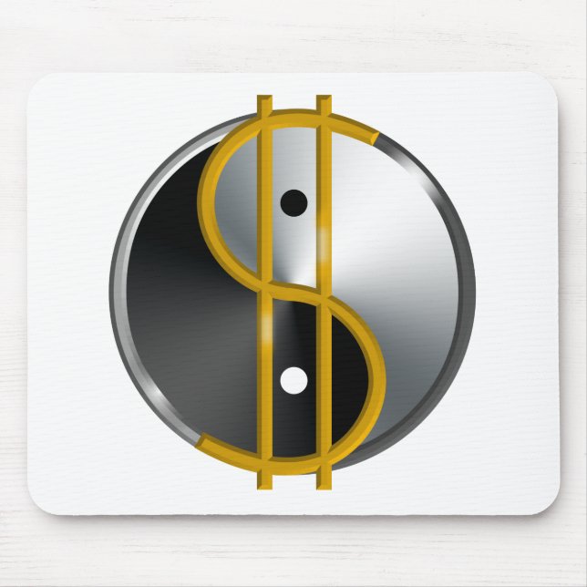Mousepad Mouspad de Objectivist Yin/Yang (Frente)