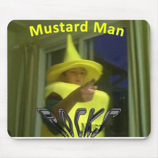 Mousepad mouspad do homem da mostarda (Frente)