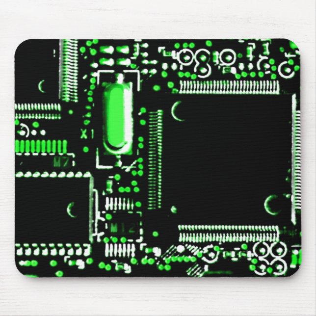 Mousepad Mouspad do verde 2 do circuito (Frente)