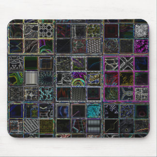 Mousepad Mouspad preto com acento colorido
