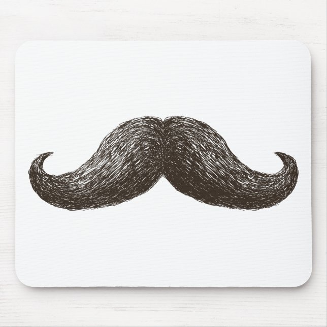 Mousepad Moustache do La (luz) (Frente)