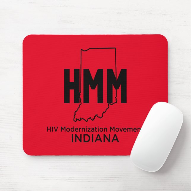 Mousepad Movimento de Modernização do HIV Indiana (Com mouse)