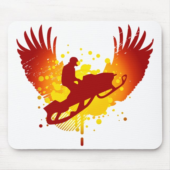 Mousepad movimento de neve hi-fi (Frente)