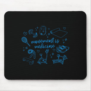 Mousepad Movimento É Físico De Gym Motivativo Medicinal Pt