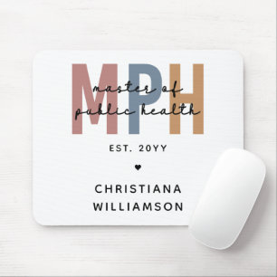 Mousepad MPH Mestre Personalizado de Graduação em Saúde Púb