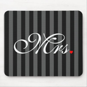 Mousepad Mrs. Wife Bride His Hers Newly Weds